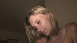 blonde blowjob amateur pov