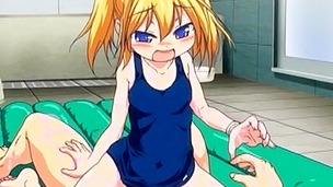 Sassy legal age teenager of the petite body stature turns to be a great 10-Pounder fucker that enjoys hentai cream fountain